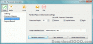 My Password Generator screenshot